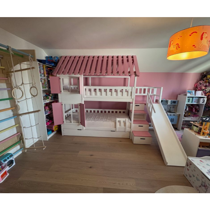 Kinderbed met trap en glijbaan inclusief montage Nederland